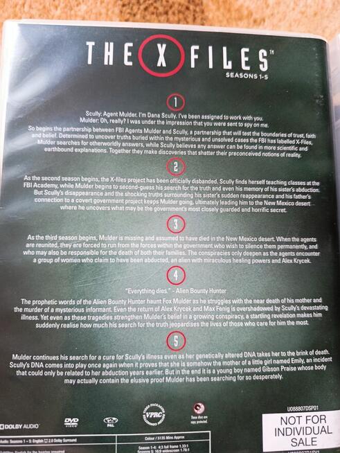 Serial X-Files, sezony 1-11, EN