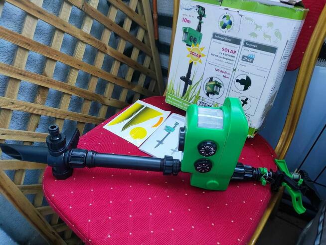 Isotronic Odstraszacz na ptaki koty dziki lisy psy Solarny