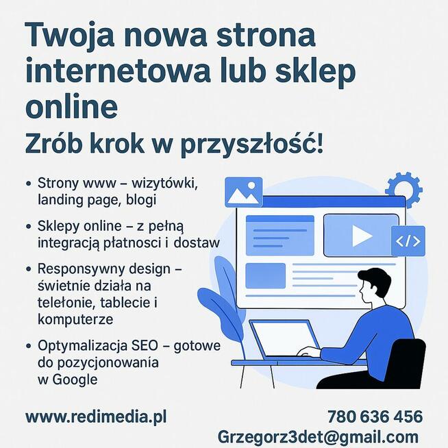 Twoja nowa strona internetowa lub sklep online – zrób krok w