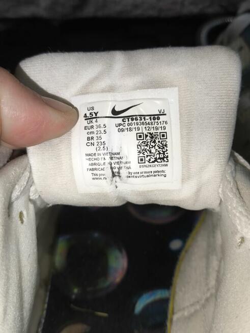 Nike Air Max 90 20 Gs Ct9631-100 Damskie Buty Sportowe