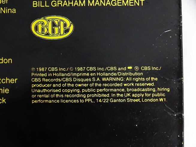 Santana – Freedom CBS 450394 1 - 1987 r.