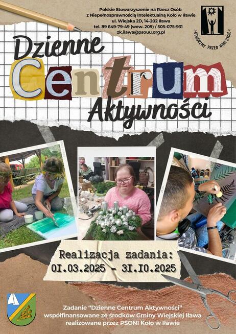 Dzienne Centrum Aktywności - Gmina Wiejska Iława wspiera s