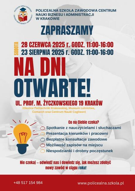 Szkoła Policealna Centrum Nauki w Krakowie - REKRUTACJA