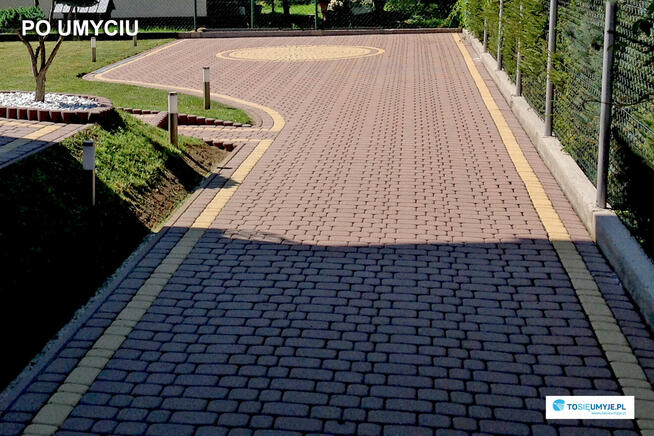 Mycie, czyszczenie kostki brukowej, granitowej WOJNICZ