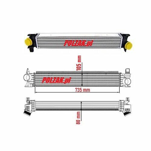 Intercooler chłodnica powietrza Fiat Ducato Boxer Jumper 09-