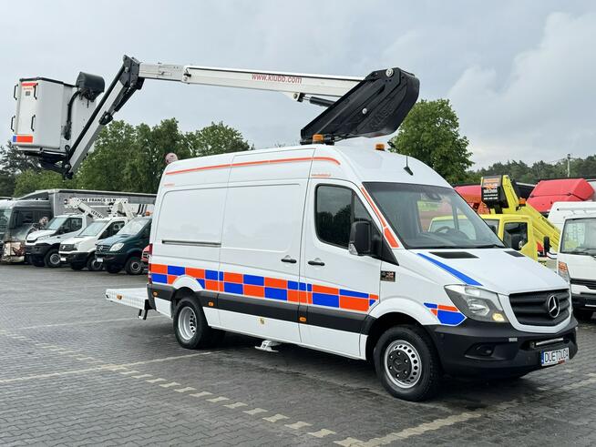 Mercedes Sprinter Zwyżka Podnośnik Koszowy KLUBB K42P UDT WUMAG GSR Wysokość Podnoszenia 15m 100% SP