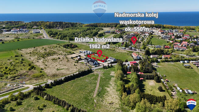 NIECHORZE-UZBROJONA DZIAŁKA BUDOWLANA