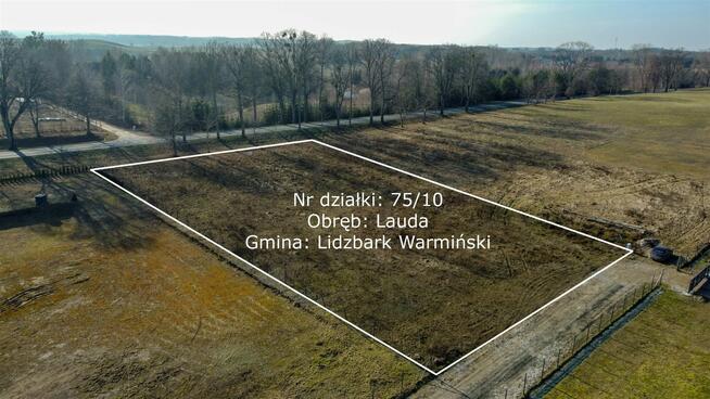 Działka budowlana Lauda gm. Lidzbark Warmiński