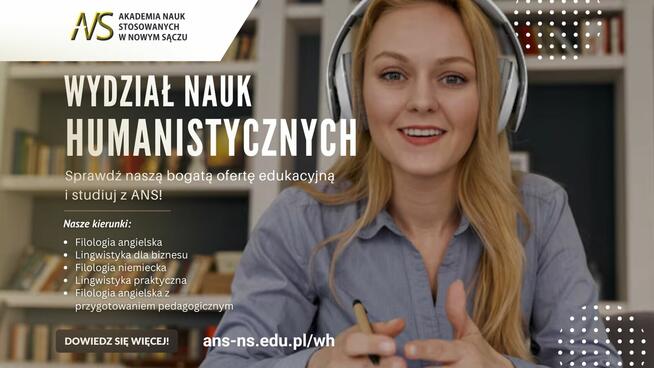 Studia filologiczne i językowe – praktyczne kierunki ANS