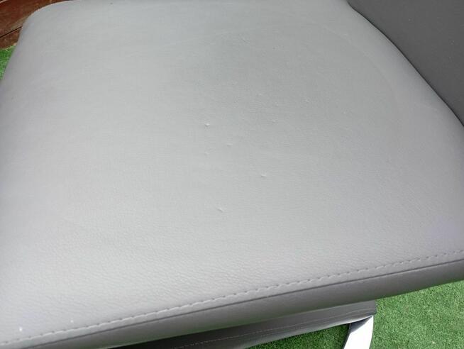 Signal Krzesło H 090 Szare Ekoskóra Chrom