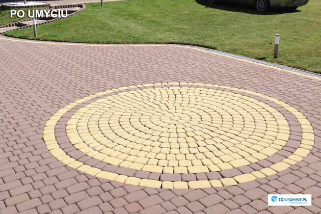 Mycie, czyszczenie kostki brukowej, granitowej WOJNICZ