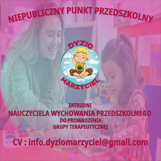 Nauczyciel Wychowania Przedszkolnego