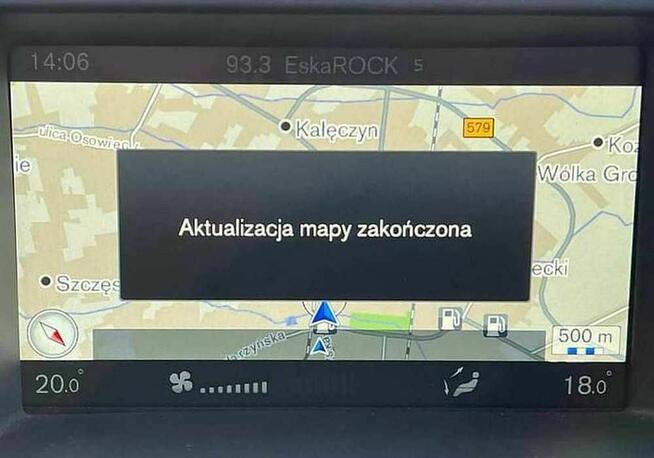 Mapa VOLVO 2025 Sensus S60 S80 V40 V60 V70 XC60 XC70 Europa