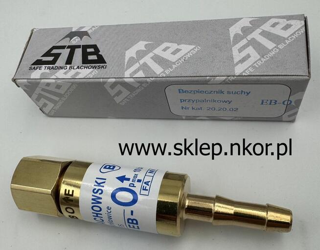 Bezpiecznik przypalnikowy tlen EBp-O 6,3 mm-G1/4