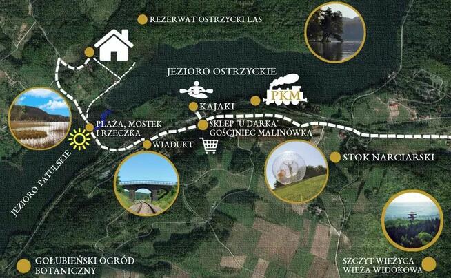 Domek na wynajem Kaszuby Wieżyca Szymbark blisko jeziora