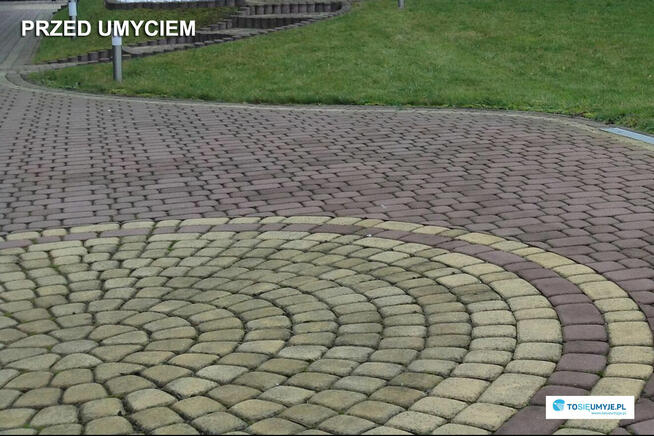 Mycie, czyszczenie kostki brukowej, granitowej WOJNICZ
