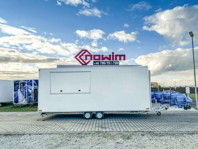 Przyczepa gastronomiczna handlowa 6 m foodtruck okazja