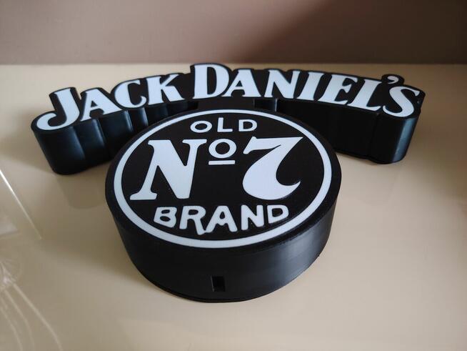 Wyjątkowa Lampka, Napis Jack Daniels Old No. 7