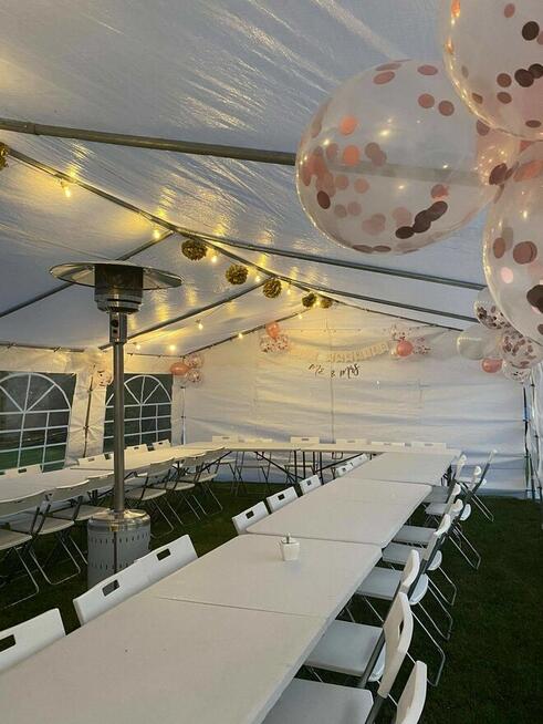 Namioty imprezowe z wyposażeniem do wynajęcia