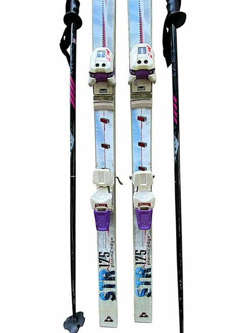 Nart zjadowe Ficher z wiązaniami Marker M27 i kijkami