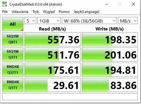 Z440 Adapter MS-4365 + Dysk SSD 256GB PCIe M.2
