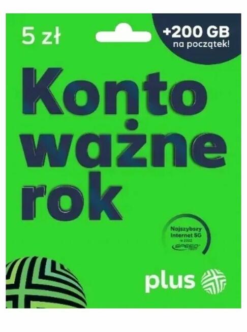 Plus GSM karta SIM zarejestrowana