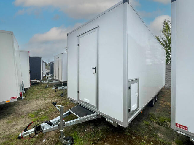 Przyczepa gastronomiczna handlowa 6 m foodtruck okazja