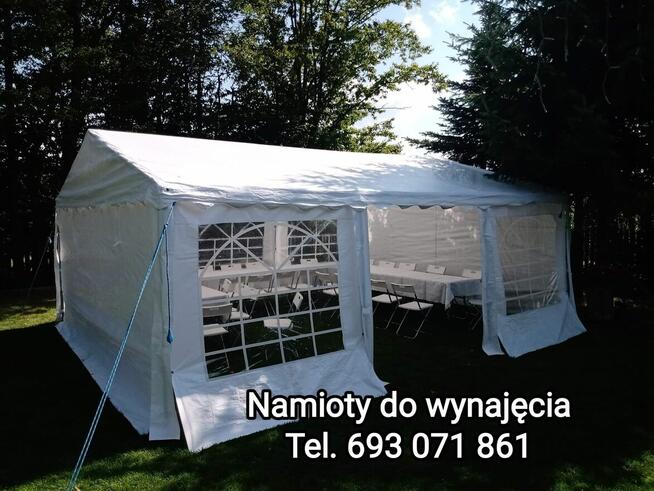Namioty imprezowe z wyposażeniem do wynajęcia