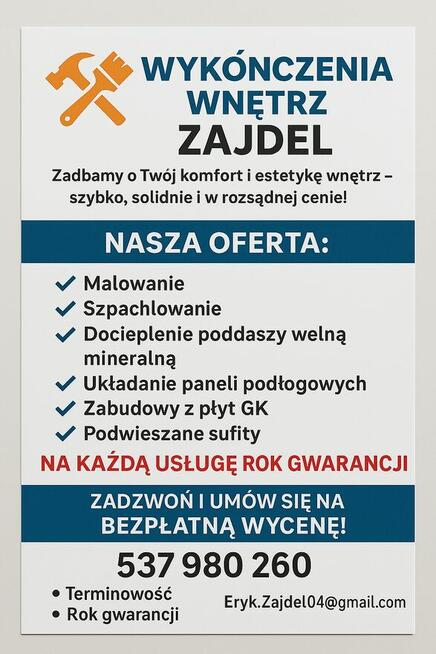 Wykończenia wnętrz