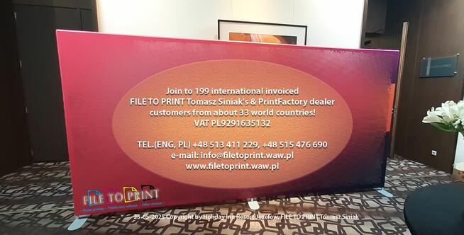 Druk wielkiformat Large format printing PrintFactorysoftware
