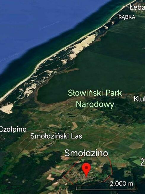 Działka nad morzem, blisko lasu