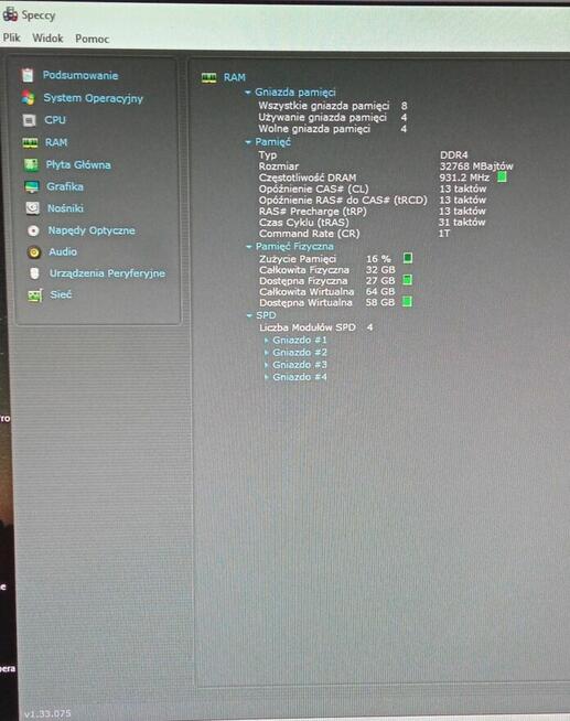Komputer HP Z440 TOWER XEON E5-2640 v3 8x3.40GHz DDR4 32GB
