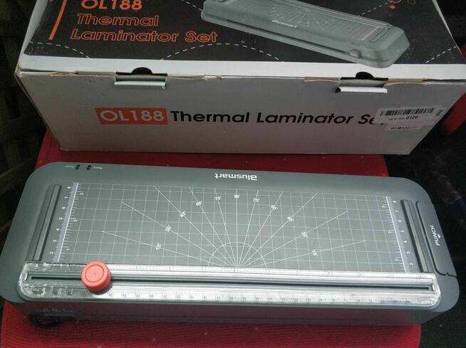Laminator Urządzenie do Laminowania Gilotyna papier termiczn
