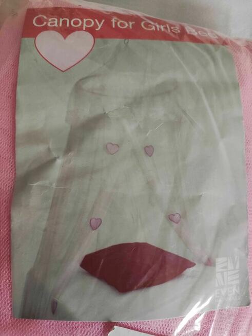 Moskitiera Moskitiera Baldachim różowa Dla Dziecka nad łóżko