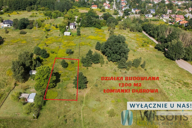Działka budowlana Łomianki Dąbrowa Leśna, Zachodnia