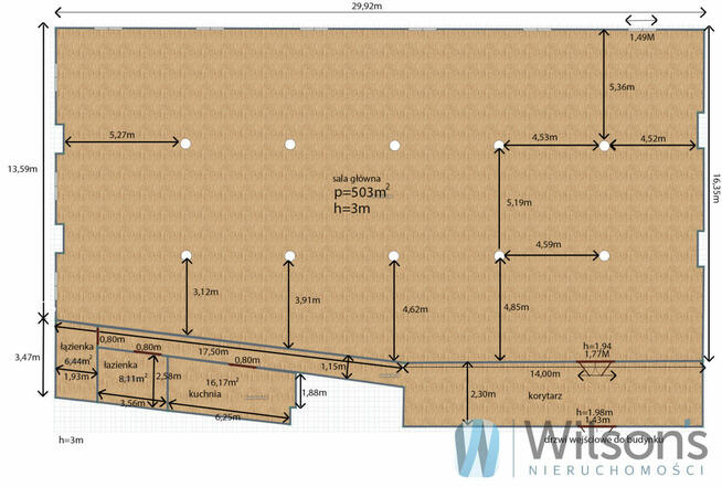Lokal użytkowy Milejowice gm. Zakrzew, Jaworowa