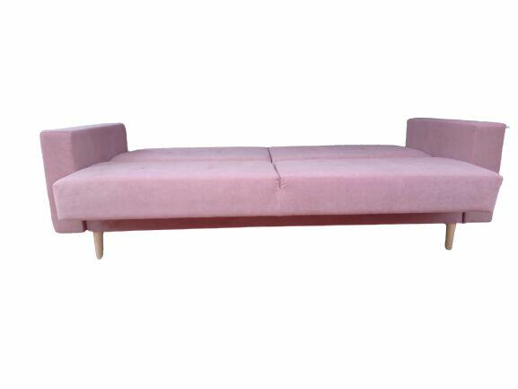 Kanapa rozkładana, wersalka Burgaz w kolorze pudrowy róż