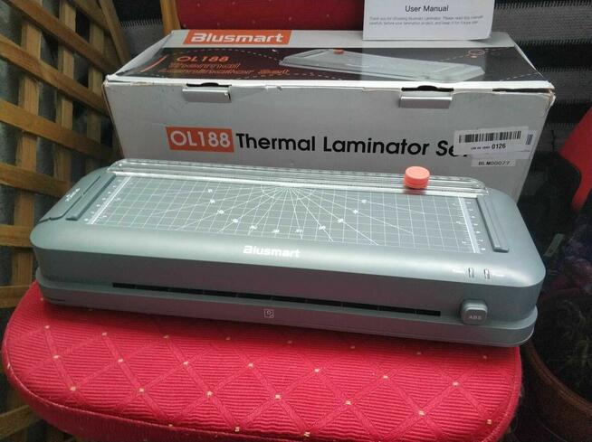 Laminator Urządzenie do Laminowania Gilotyna papier termiczn