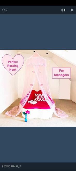 Moskitiera Moskitiera Baldachim różowa Dla Dziecka nad łóżko