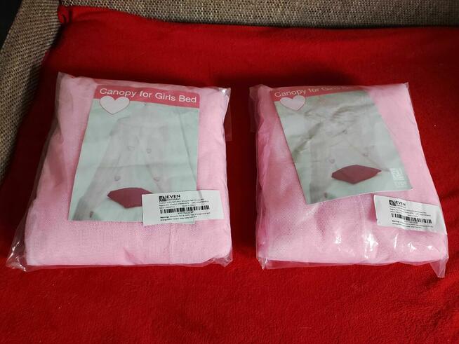 Moskitiera Moskitiera Baldachim różowa Dla Dziecka nad łóżko