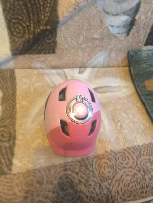 Dziecięcy kask rowerowy TWIN KH 520 Dr Girl, 48–52 cm, różow