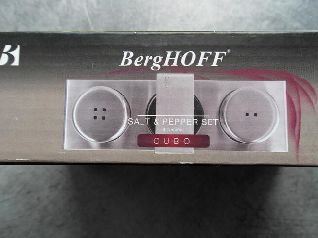 BergHOFF CUBO 4-CZĘŚCIOWY KOMPLET DO SOLI I PIEPRZU