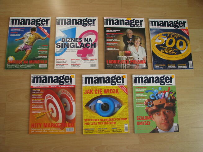 Manager Magazin – miesięcznik 2005r 2006r 2007r 2008r 2009