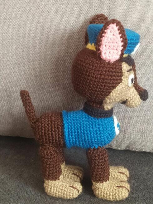 Chase psi patrol maskotka na szydełku