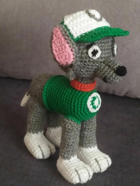 Rocky Psi Patrol maskotka na szydełku