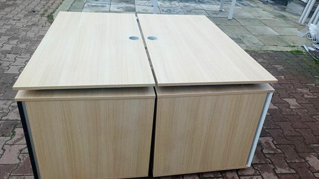 Biurko dwustanowiskowe 160x70 Biurka tup BENCH do biur dom