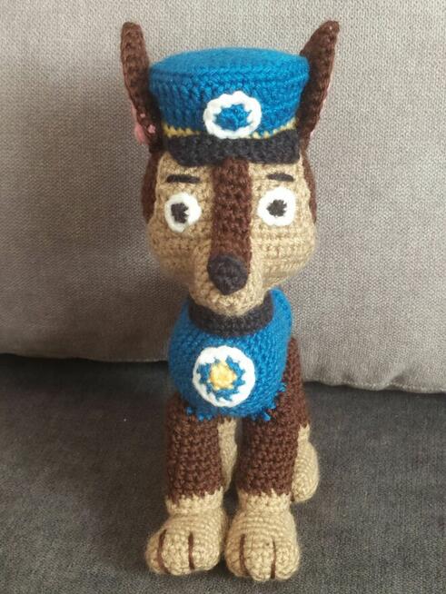 Chase psi patrol maskotka na szydełku