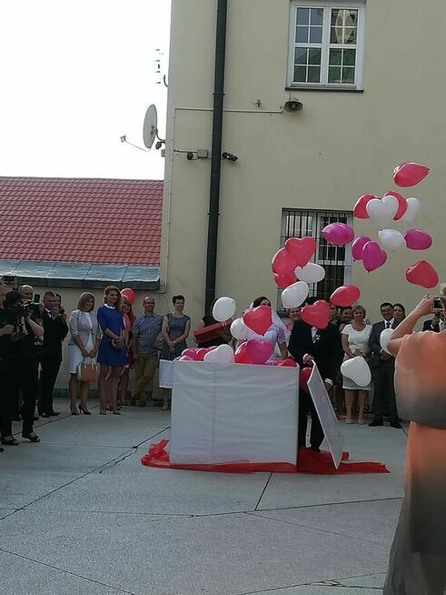 Dekoracje balonowe. ścianki cekinowe. balony z helem