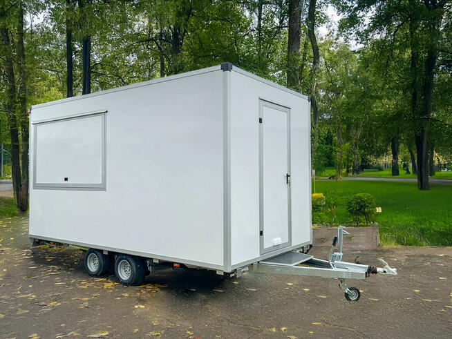Przyczepa gastronomiczna 4,5m foodtruck okazja producent