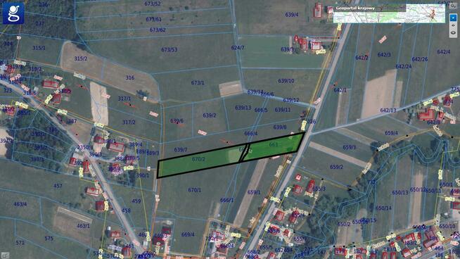 Działka rolno-budowlana Pagorzyna gm. Lipinki